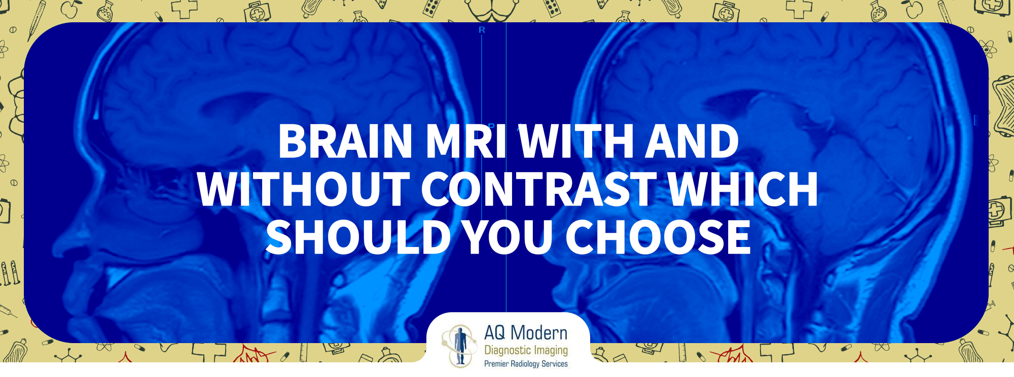 Brain MRI With And Without Contrast