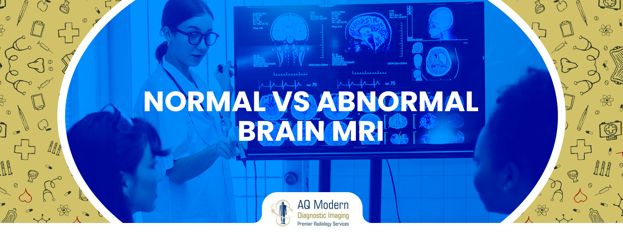 normal vs abnormal brain mri